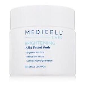 Medicell Labs BRIGHTENING AHA Facial Pads ** NIB **